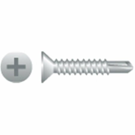 STRONG-POINT 8-18 x 1 in. Phillips Oval Head Screws Zinc Plated, 7PK O88
